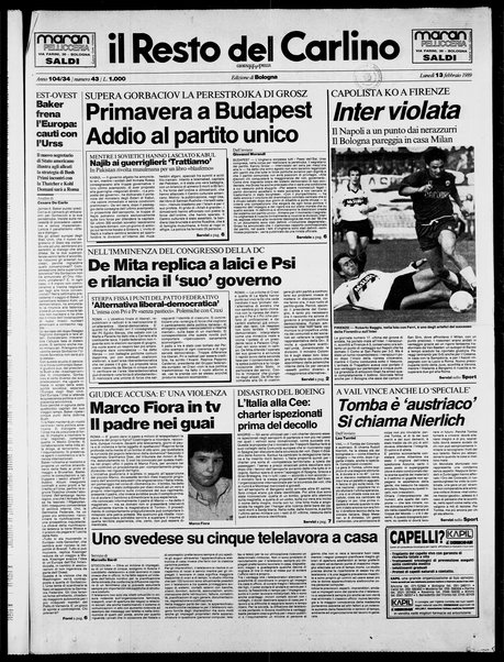 Il Resto del Carlino : giornale dell'Emilia